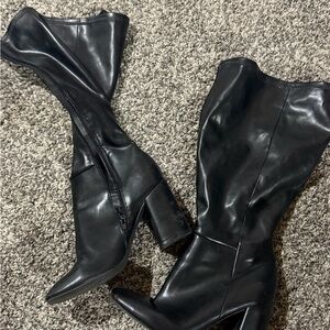 Black Leather Boots